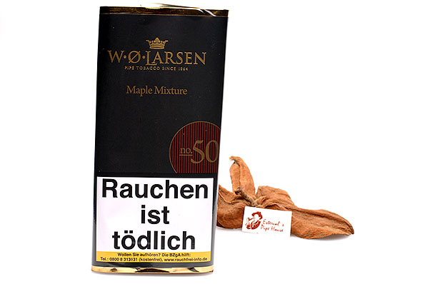 W.Ø. Larsen Maple Mixture No. 50 Pipe tobacco 50g Pouch W.Ø. Larsen Maple Mixture No. 50 Pipe tobacco 50g Pouch